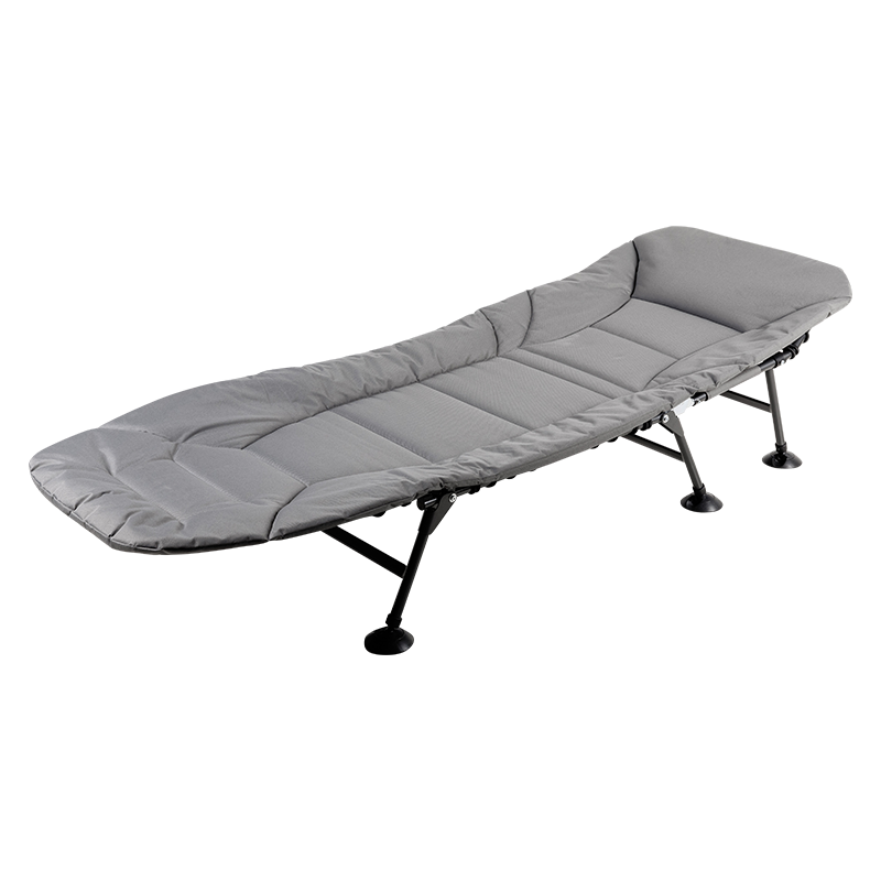 Deli Folding Nap Chair for Office, Foldable Bed, Companion Care Chair, Outdoor Chair with Five Adjustable Positions, 33317 Gray