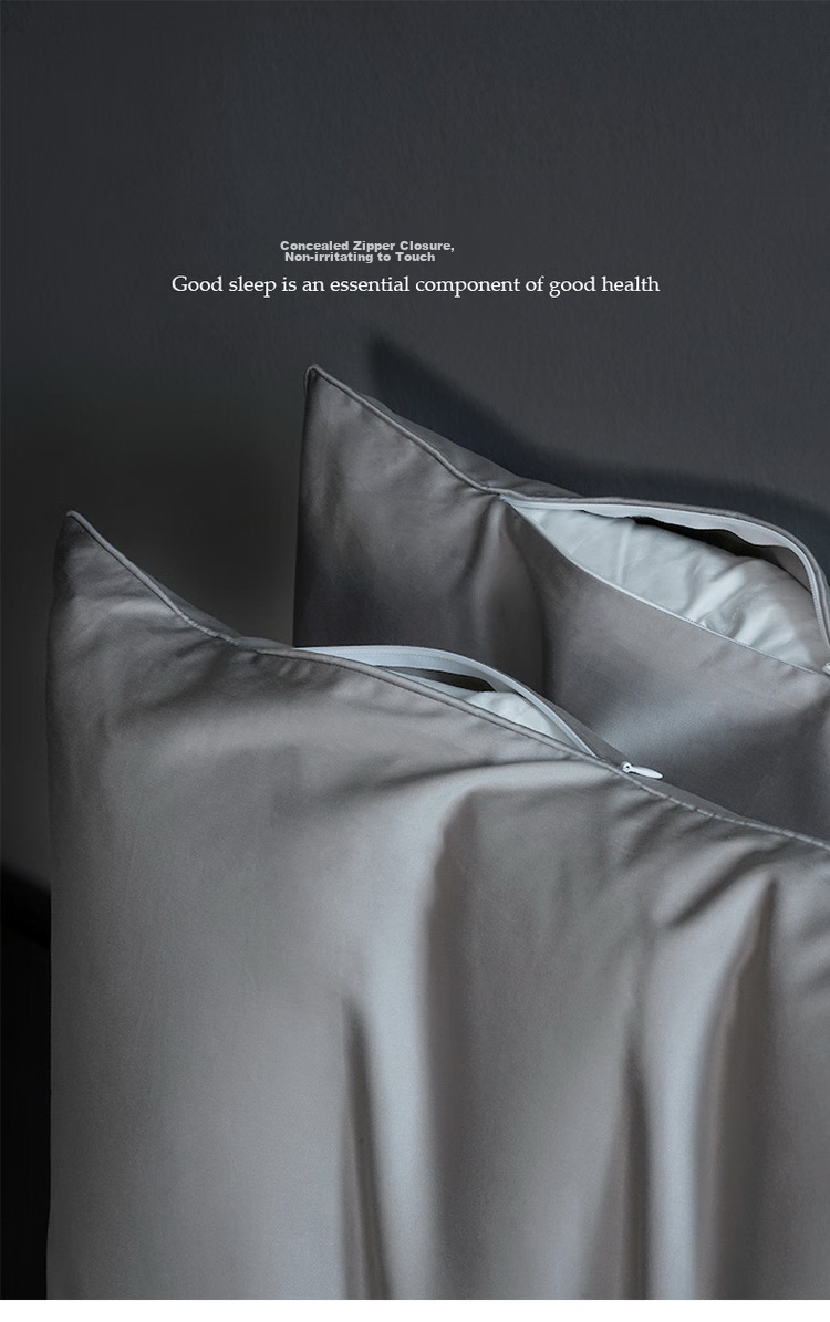 SIDANDA 100% Cotton Five-Star Hotel Pillow Core with Envelope-Style Pillowcase, Millennium Pink Pillow Cover, Single Piece 48*74cm 10