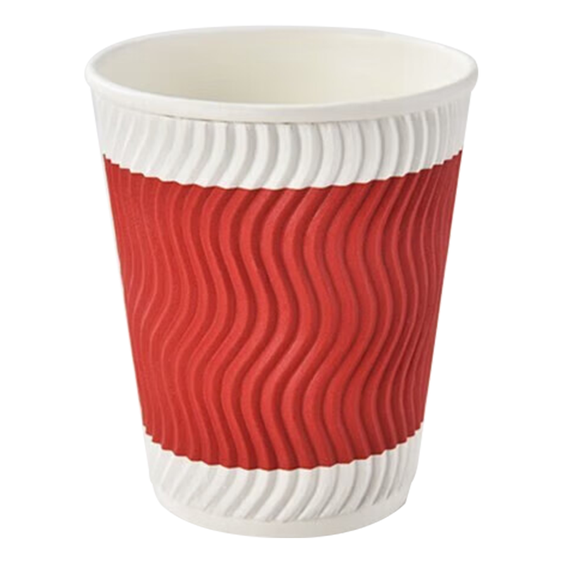 MAXCOOK Disposable Paper Cups, Coffee Mugs for Office And Home Use, Water Cups, Milk Tea Cups, 280ml, 50 Pieces MCPJ0290
