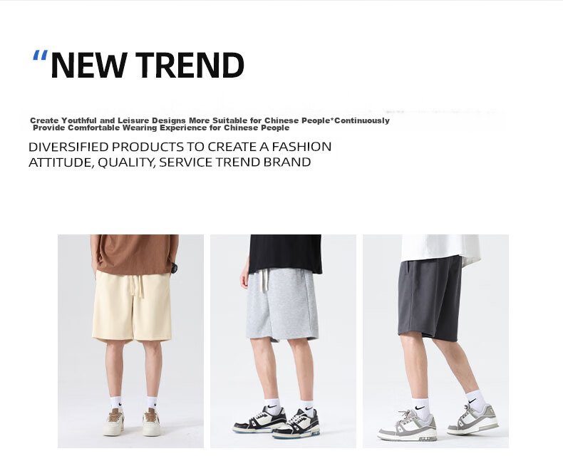 GENIOLAMODE Men's Shorts, Summer Style, Heavy 300G, Casual Draping Loose Fit, Athletic Straight-Leg Five-Point Pants for Me 3