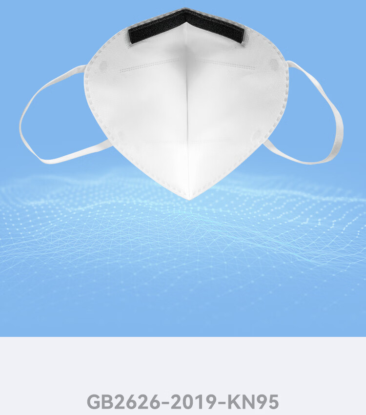 Shunxuan KN95 Dust Mask, Heavy-Duty Dust Industrial Mask for Smog, PM2.5, Influenza A, Anti-Splash, Bacteria, Ear-Loop without Valve S9501, 50 Pieces/box 6