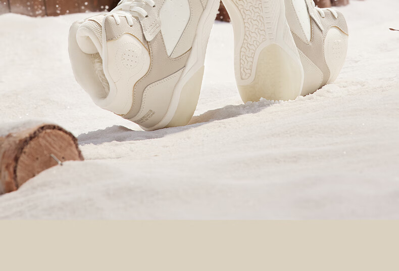 361° Women's Sports Shoes, Autumn And Winter High-Top Warm Fleece-Lined Heightening Casual Sneakers, Style 682146606A-1 24