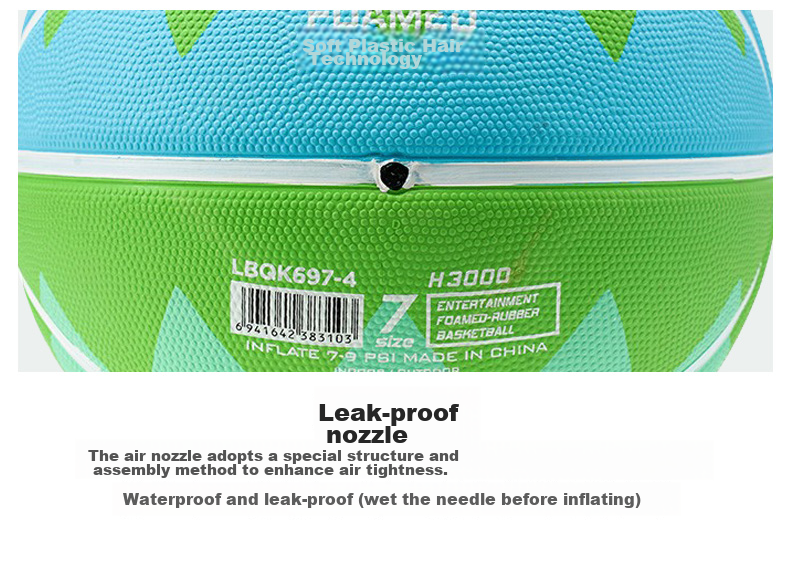 Li-Ning Basketball, Indoor And Outdoor Use, Suitable for Cement Courts And Rubber Outdoor Courts, Size 7 Basketball, LBQK697-4 19