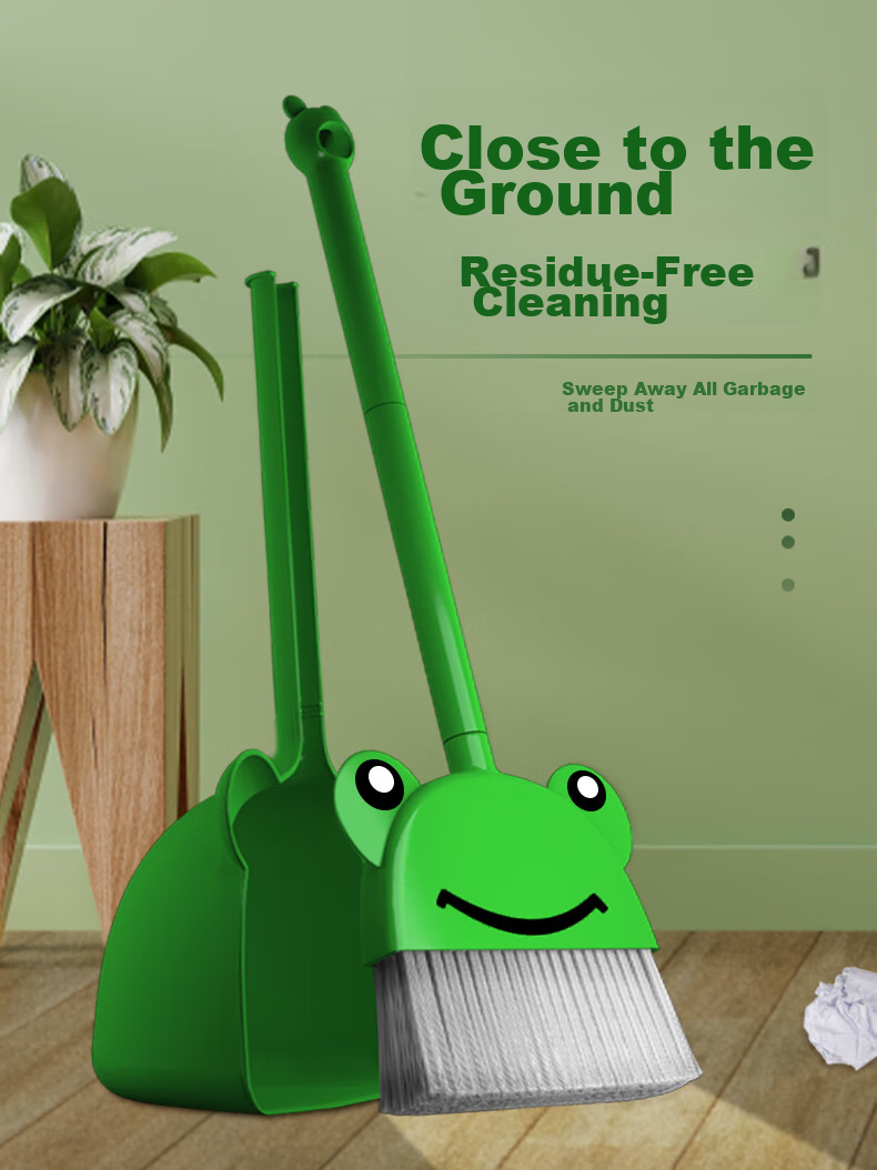 Taitaile Daodaoye Children's Mini Broom And Dustpan Set, Baby Household Cleaning Kit 6