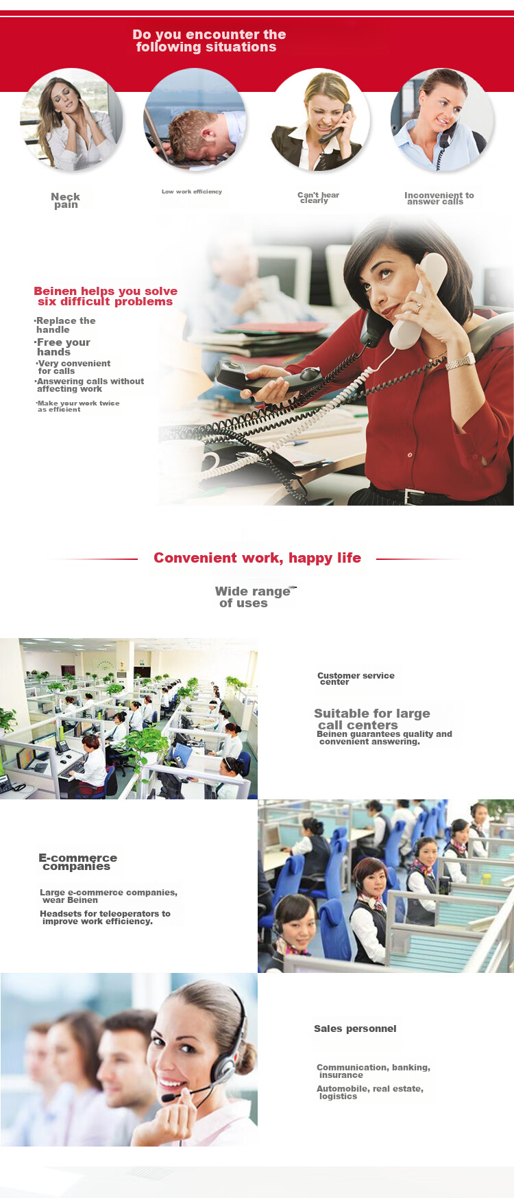 HION U800 Call Center Telephone Recording Equipment Recording Telephone Set for Operators Customer Service Landline Recording Telephone Box Computer Dialing (For Fixed-Line Telephone Lines) 12