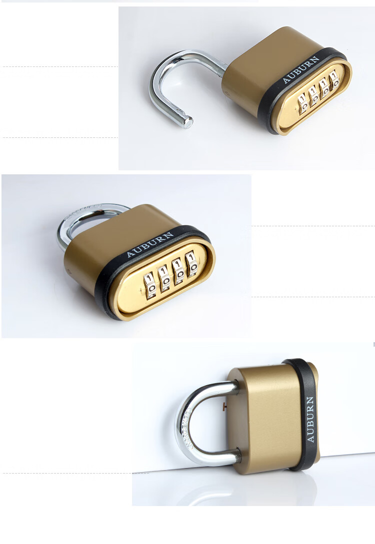 Aoben Password Padlock 7612, Cargo Door Lock, Anti-Theft Lock, Indoor And Outdoor Door Lock 8
