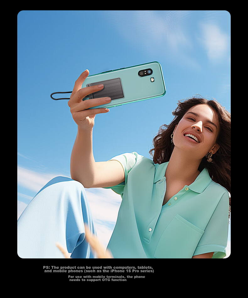 UGREEN Prime20 2TB Portable Solid State Drive (PSSD), High-Speed 2000MB/s Transfer Rate, Compatible with Type-C/USB3.2, Direct Connection to Phones And Tablets 18