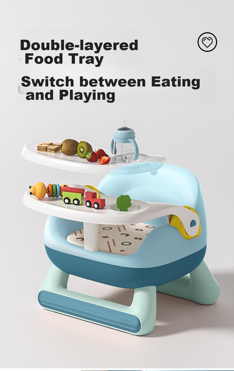 Beiyibaobei Children's Stool, Baby High Chair, Home Small Bench, Baby Dining Chair with Backrest, Low Chair, Dining Table Chair 9