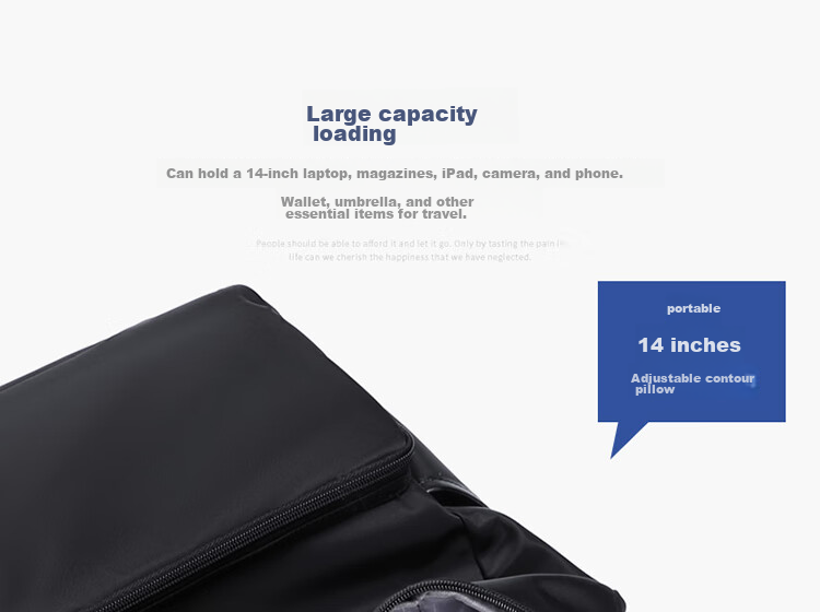 GOLF Laptop Backpack with 14-Inch Notebook, Men's Backpack with Earphone Holes, Business Travel Large Capacity Desig 4