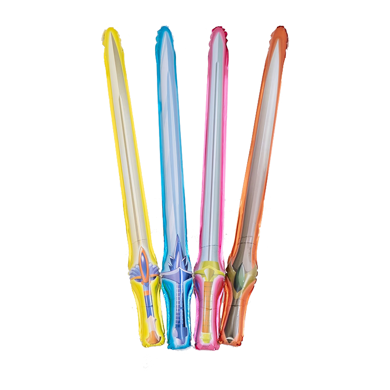 Jiayan Balloon Sword, Outdoor Birthday Scene Decoration, Party Game Props, 5 Pieces