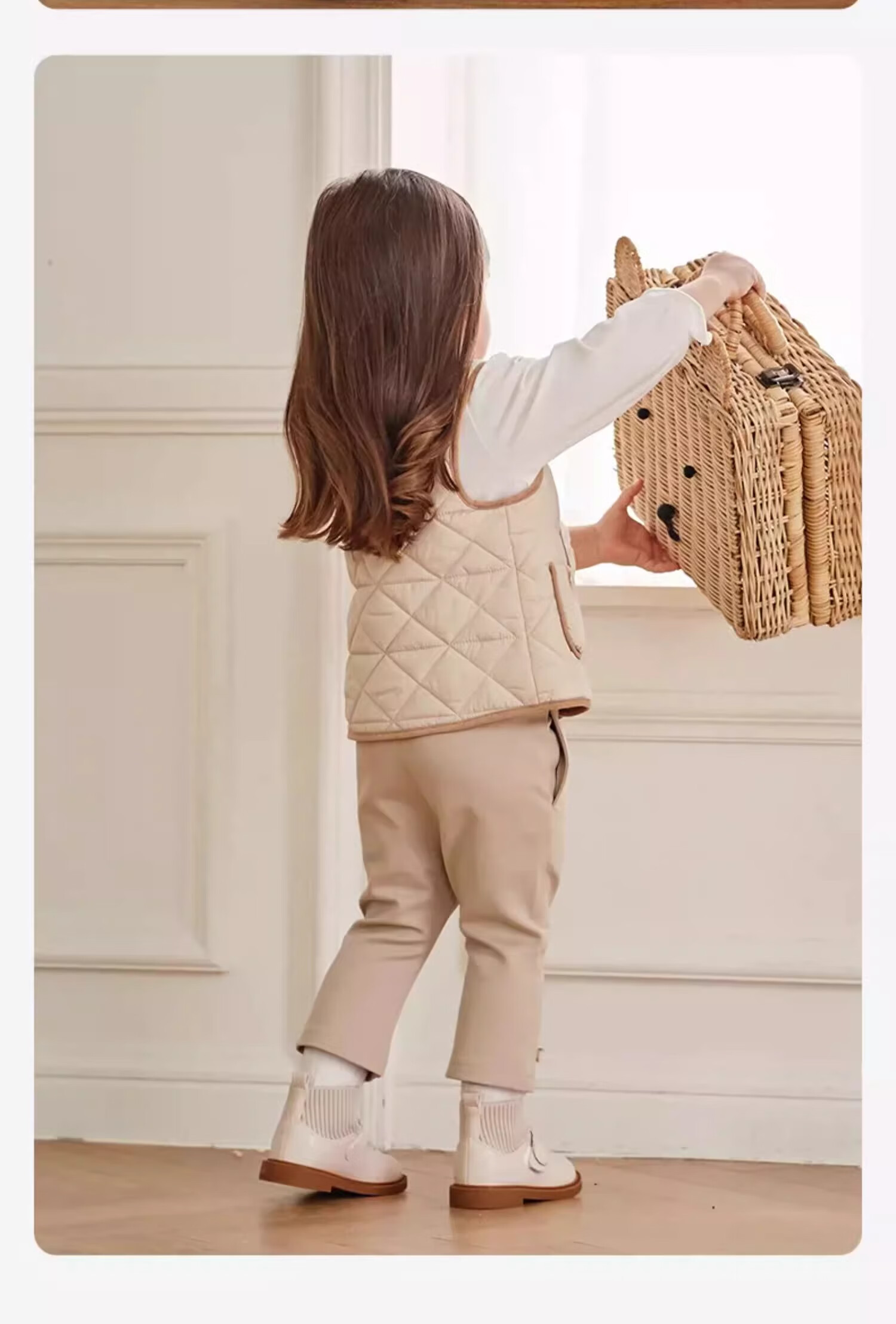 David Bella Kids Boots Girls Short Martin Boots Autumn Winter Fleece Lined Leather Shoes 4