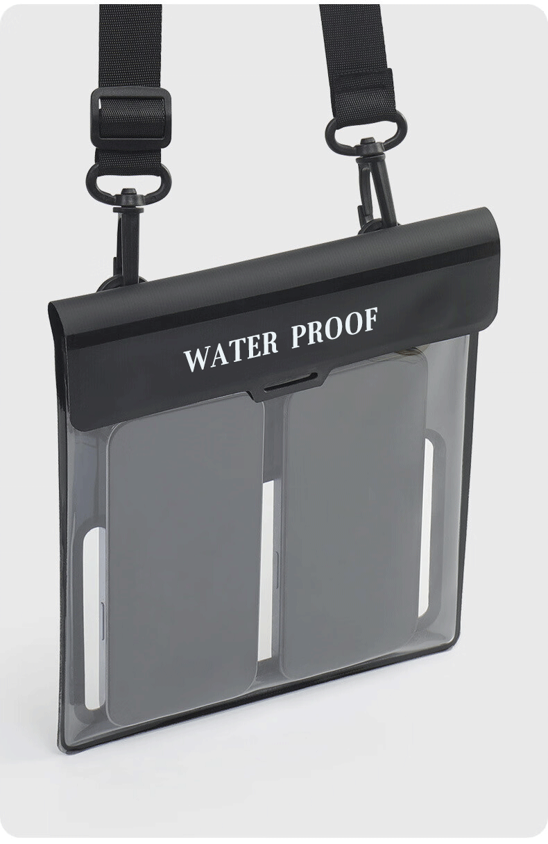 Ousen Large Capacity Waterproof Phone Bag Touchscreen Swimming Diving Rafting Hot Spring Beach Photography Women's Crossbody Waterproof Case 7