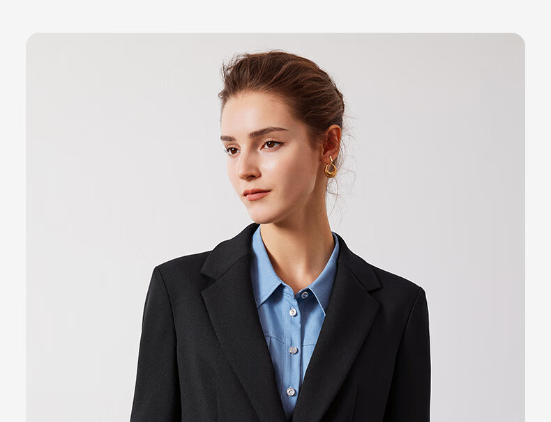 Navigare Women's Commuter Casual Blazer, Simple And Elegant Work Suit Jacket 2331804506 14