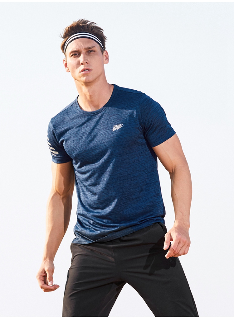 Jordan Men's Short Sleeve T-Shirt Thin Quick-Dry Sports Round Neck Ice Silk Casual Running Fitness Top 16