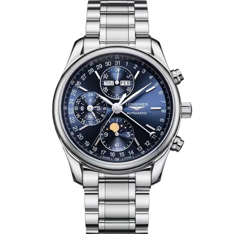 二手95新浪琴月相手表名匠系列男表自动机械表l26734l27734表盘4042mm