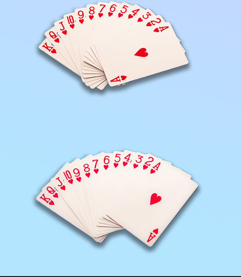 Diaoyu Guandan Special Playing Cards with Black Core, Thickened Anti-Peeping Guandan Entertainment Durable Tabletop Card Game, 20 Decks Blue NO.98 7
