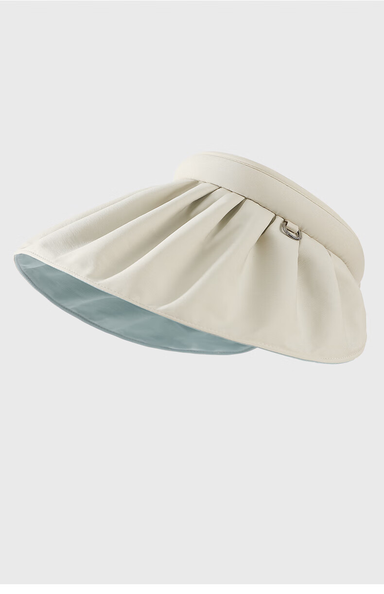 MISSION UV Black Sun Protection Hat for Women, Sun Visor Cap, Shell-Style Visor Hat, Summer Face-Covering UV Protection Wide Brim Hat 17