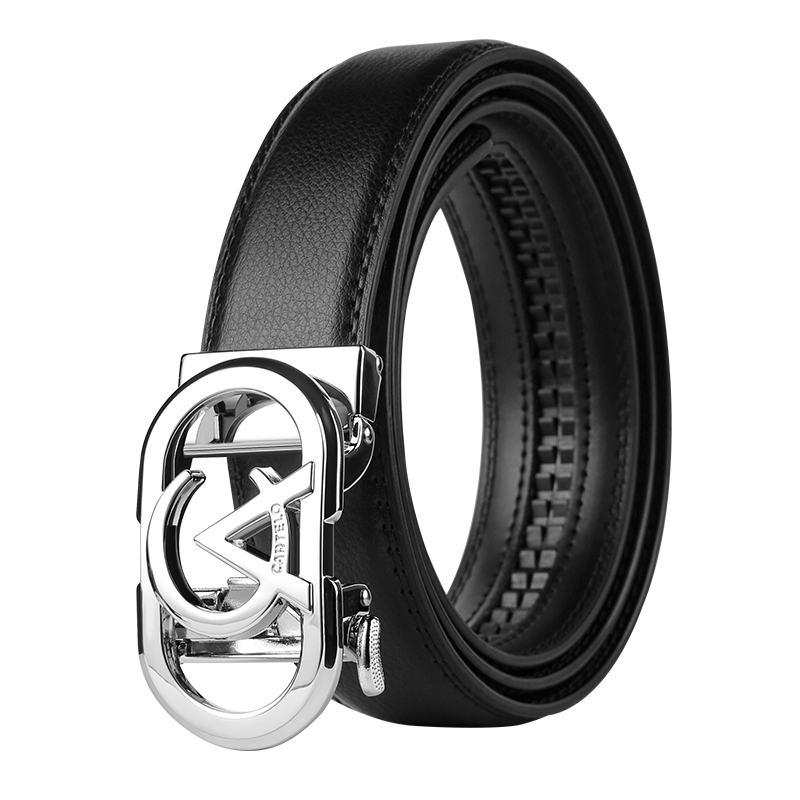 CARTELO Men's Leather Belt, Business Casual Fashion Versatile Trouser Belt, Gift for Boyfriend