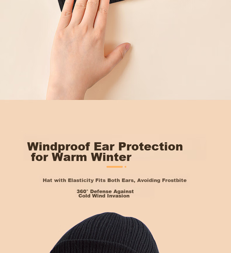 Li-Ning Ski Hat, Autumn And Winter Knitted Cold Cap, Ski Helmet, Warm Elastic Soft Versatile Fleece Hat, Deep Floral Gray 13