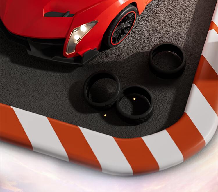 AoZhiJia Children's Toy, for Boys Aged 3-6, Birthday Gift, Racing Adventure Game with Steering Wheel And Controls 7