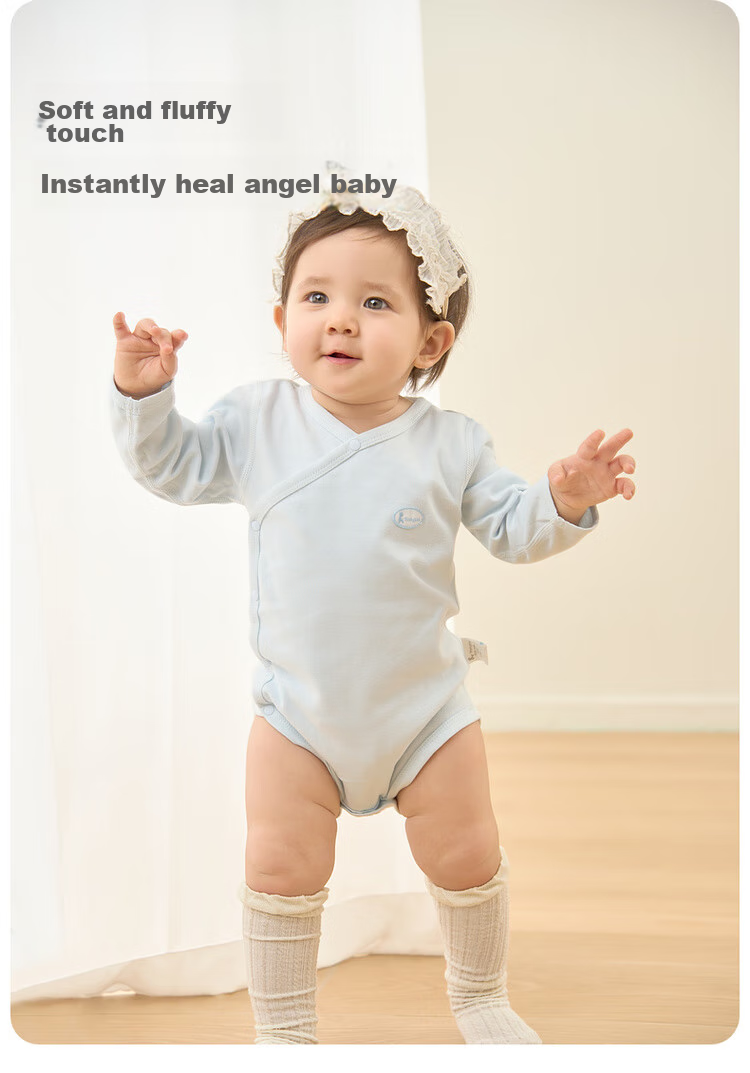 TONGTAI Baby Romper, Newborn Clothes, Onesie, Spring And Autumn Pure Cotton, Long-Sleeve Bodysuit for Infants, 2-Piece Set, Pink, 66cm 3