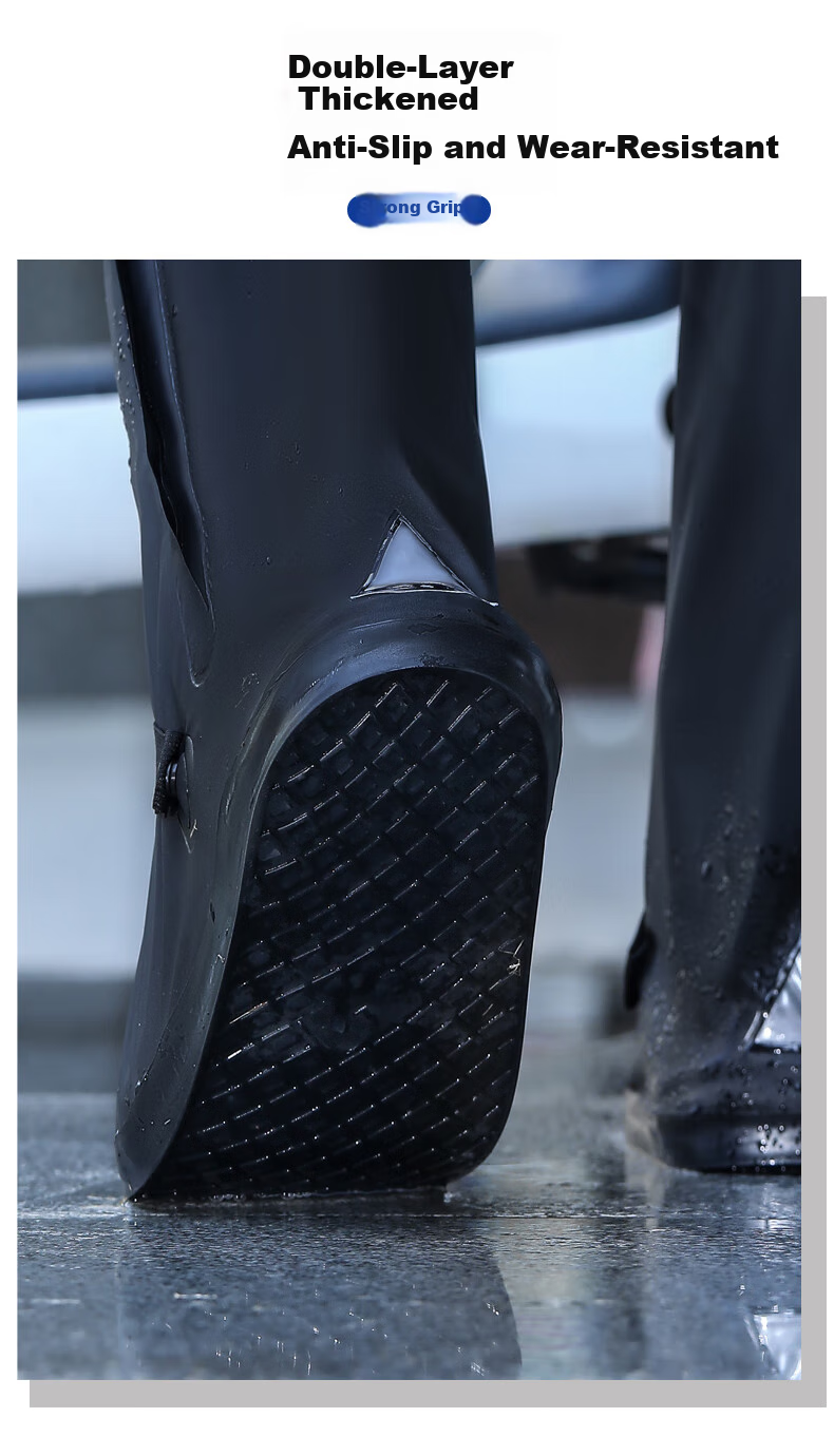 ENGMARSS Rain Boots, Adult Waterproof Long Tall Rain Boots for Men And Women, Non-Slip Water Shoes, Size L (Suitable for Sizes 40-42) 5