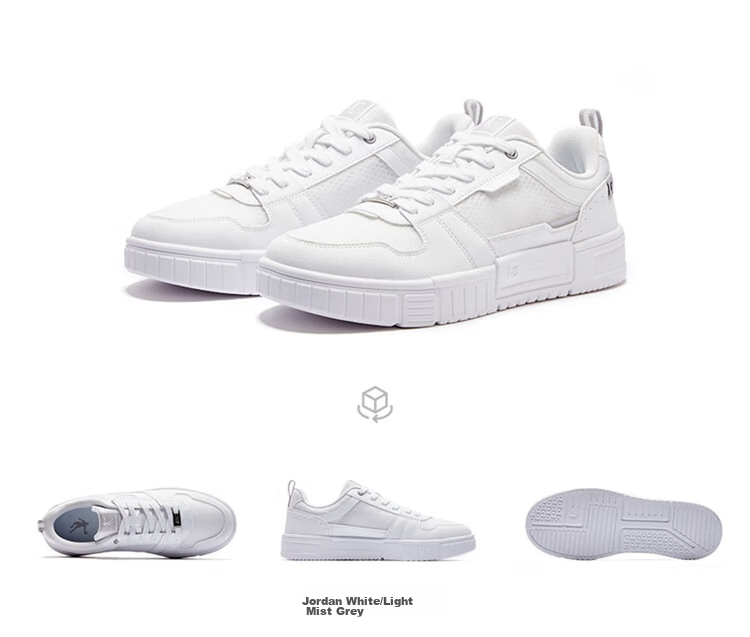 QIAODAN Men's Sneakers, Summer New Style Mesh Lightweight Breathable Casual Shoes, Thick-Soled Height-Increasing White Shoes, Sports Shoes for Me 29