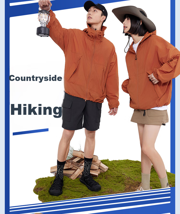 JD Original UPF170+ Ultra-Light Original Yarn Sun Protection Clothing, Outdoor Sun Protection Garment, Cool And Breathable Jacket, Skin Coat for Men And Women, Coffee 3XL 18
