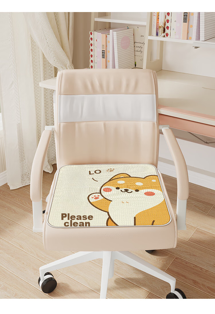Manshuo All-Season Breathable Seat Cushion for Office, Long-Sitting Butt Pad Chair Mat, Chai Chai 45*45cm 11