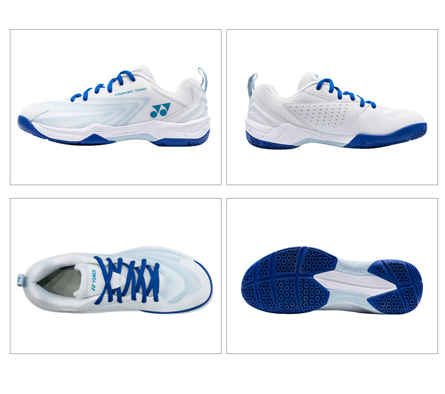 YONEX Badminton Shoes for Women, Professional Shock-Absorbing Sports Shoes SHBCFT2EX, Pearl Light Purple, Size 37 13