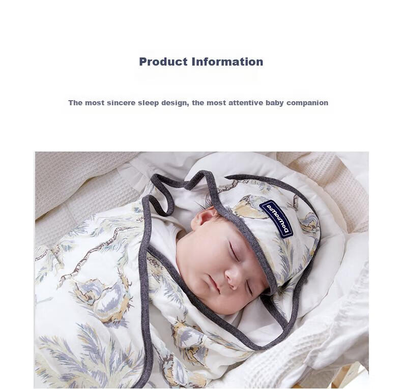 DOMIAMIA Baby Swaddle Blanket, Autumn And Winter Newborn Wrap, Anti-Startle Swaddling Cloth, Infant Small Blanket, Plush Swaddle Wrap, Single Blanket 28