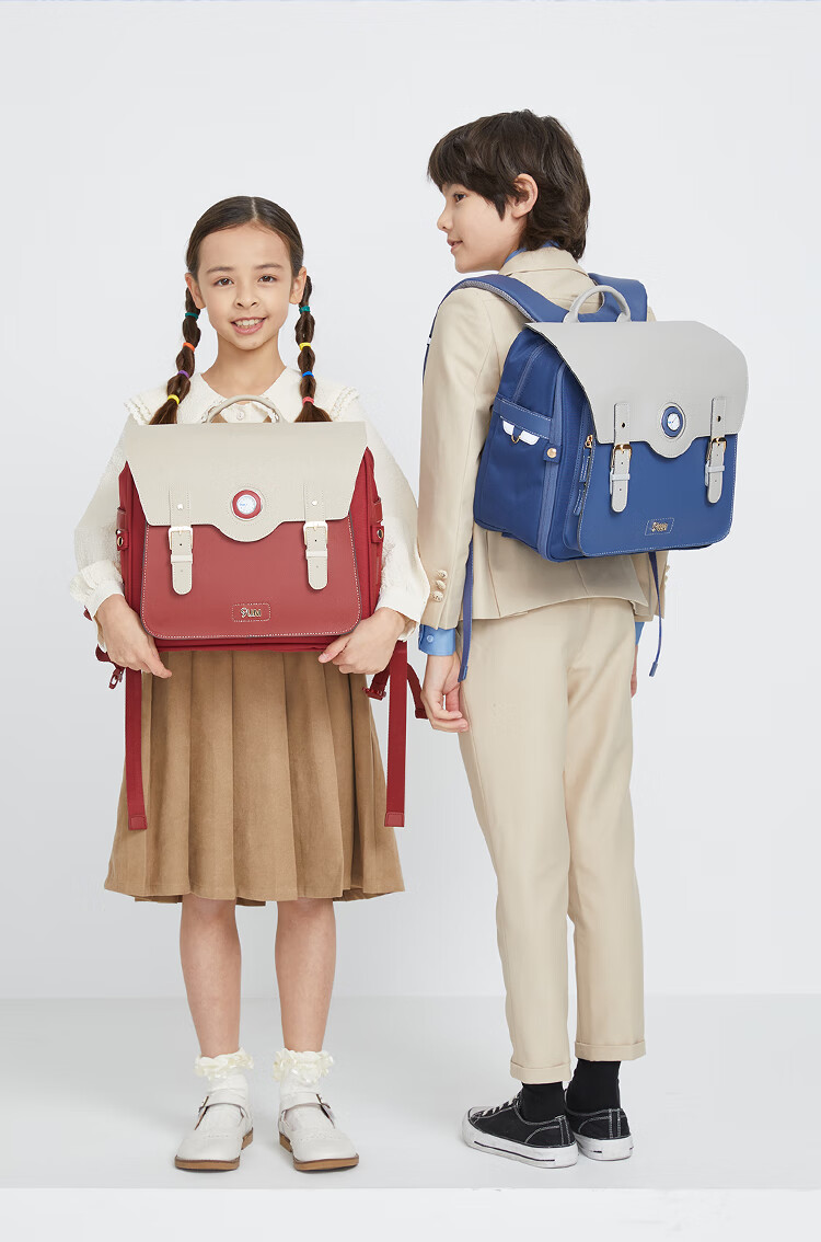 9UM Schoolbag for Primary School Students Grades 1-4, Boys And Girls, Lightweight with Safety Air Cushion, Children's Cambridge Bag U2174 Classic Brow 10