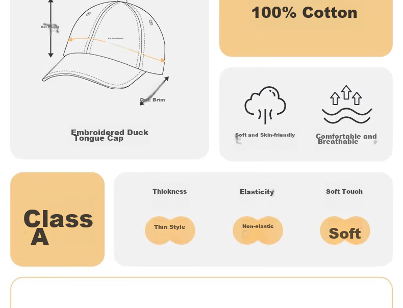 Niduoxiong Children's Hat, Spring And Autumn Sun Protection, Baby Visor Cap, Boys And Girls Pure Cotton Baseball Cap, Infant Hat, Sun-Shading And Breathable 9