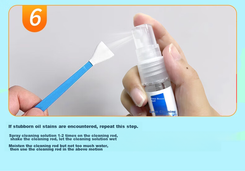 Shilifan CMOS Cleaning Swabs Camera Cleaning Kit Sensor Cleaning Swabs Lens Cleaning Full-Frame Sensor Cleaning Swabs DSLR CMOS Dry/wet Combination Cleaning Swabs, 12-Pack 10