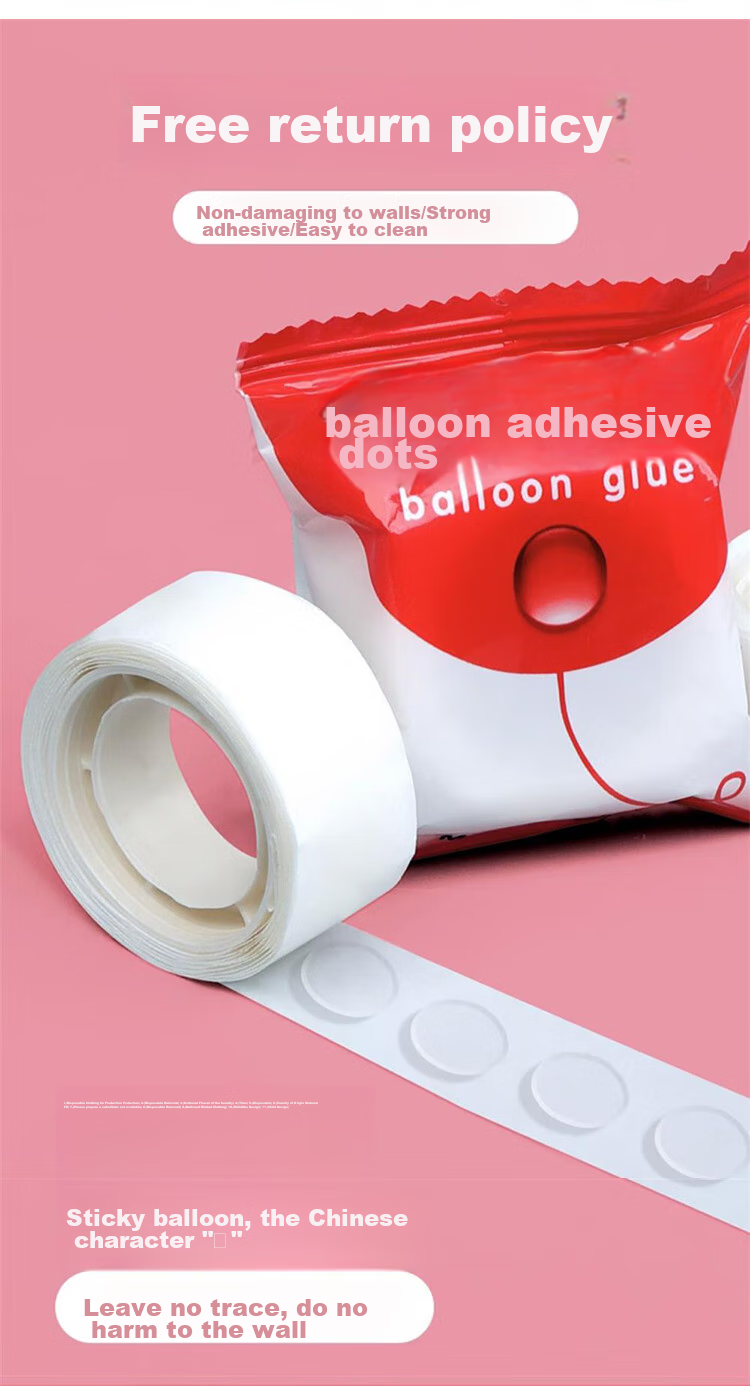 Jiayan Balloon Dots, Birthday Scene Decoration Tool, 2 Rolls 3