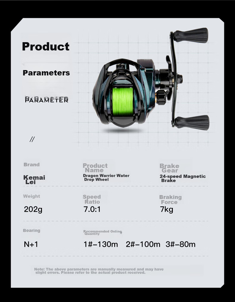 Kemailei Carbon Fiber Lure Rod Set, 2.4 Meters, Right-Handed Baitcasting Reel, M/MH Dual Rod Tip, Gun Handle Fishing Rod, Sea Fishing Rod 18