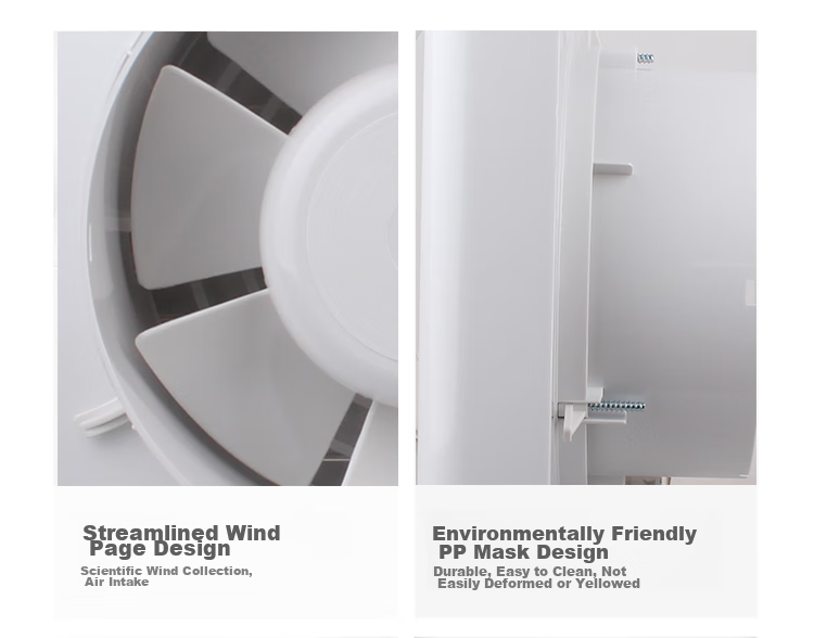 JINLING Window Exhaust Fan, Bathroom Ventilation Fan, Kitchen Exhaust Fan, Electric Louver Window-Style APC15-2 13