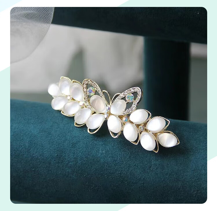 CHIMERA Stylish Back-Of Hair Clip, Barrette, Half-Up Ponytail Spring Clip, Hair Accessory, Women's Headwear, Mid-Autumn Festival Gift 7