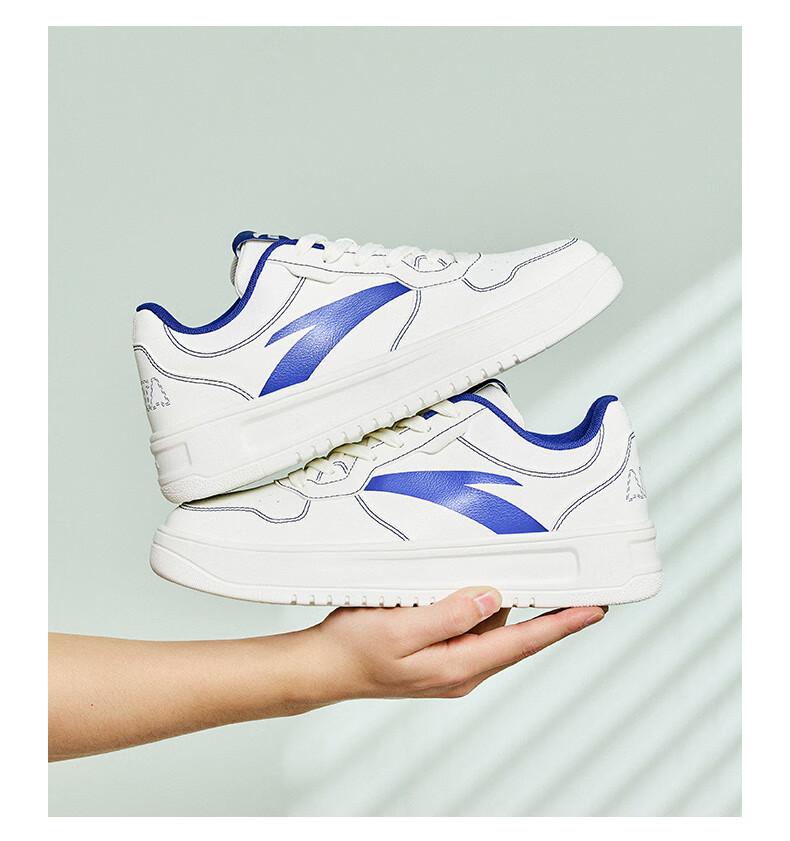 Anta Lightweight Casual White Shoes | Men's Summer White Sneakers Lightweight Versatile Student Sports Shoes 18