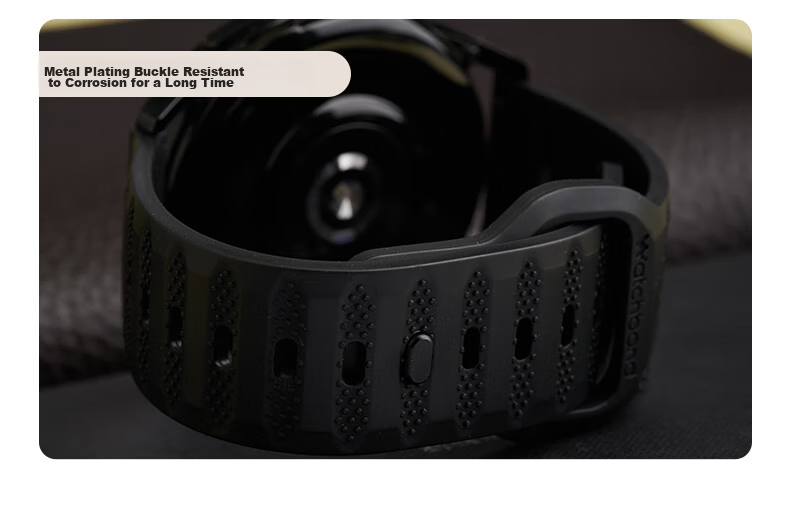 Watchbond Compatible with Huawei Watch 6/6 Pro/5/GT7 Pro/6 Pro Strap, GT7/6/5/4 Men's FKM Fluoroelastomer Watch 4 Pro Business Style 46mm Wristband 18
