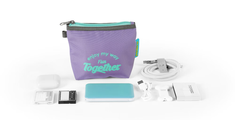 M Square Handheld Coin Purse Small Clutch Storage Bag Mini Makeup Bag Sanitary Napkin Pouch Small Square Bag Portable Lavender Purple 17