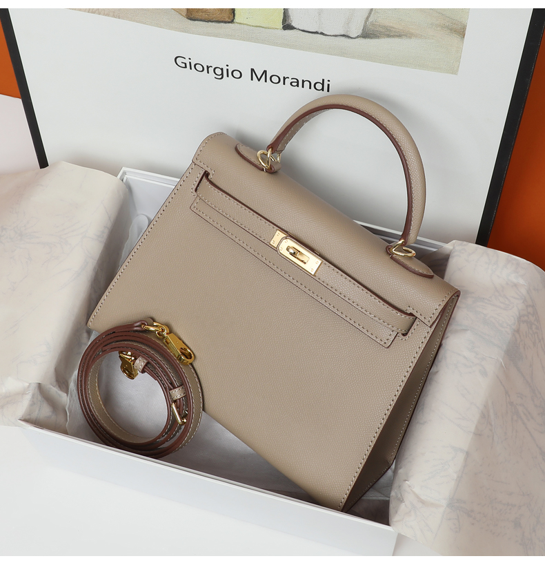 Viney Leather Kelly Bag Luxury Women's Crossbody Shoulder Bag Birthday Gift for Girlfriend Wife 18