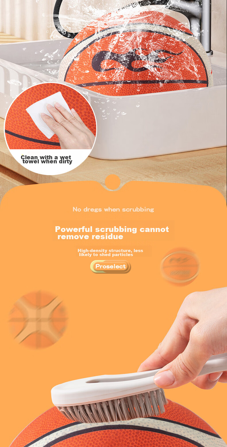 Mimeng Silent Basketball, No Dust, Size 7 Basketball, Fifth Generation, Children's Toy Ball, Indoor And Outdoor Elastic Ball, with Basket, Gift 12