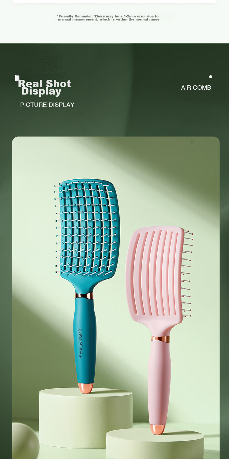 Creative Art Ribs Comb High Crown Volumizing Tool for Women, Long Hair Styling Comb with Wide Teeth for Curly Hair And Me 13