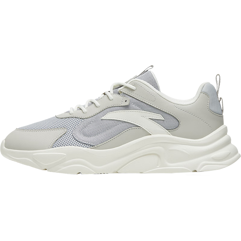 Anta Little Millennium Men's Casual Shoes Summer Mesh Breathable Thick Sole Height Increasing Commuter Dad Running Sports Shoes