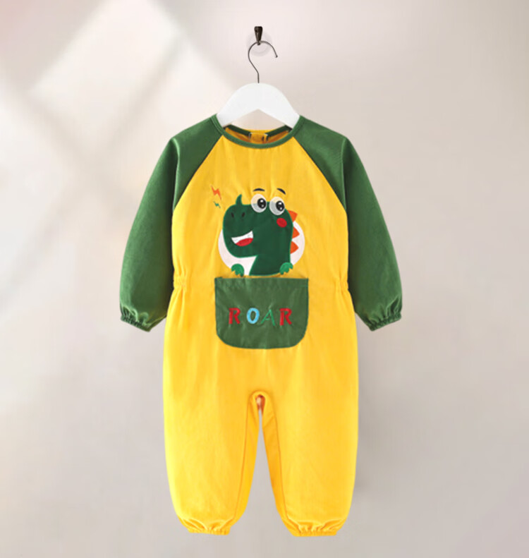 9I9 Baby Coverall, Autumn And Winter Thickened, Outer Wear, Full-Body Integrated Romper, Anti-Dirt, Water-Resistant Protective Clothing for Infants, A169 12