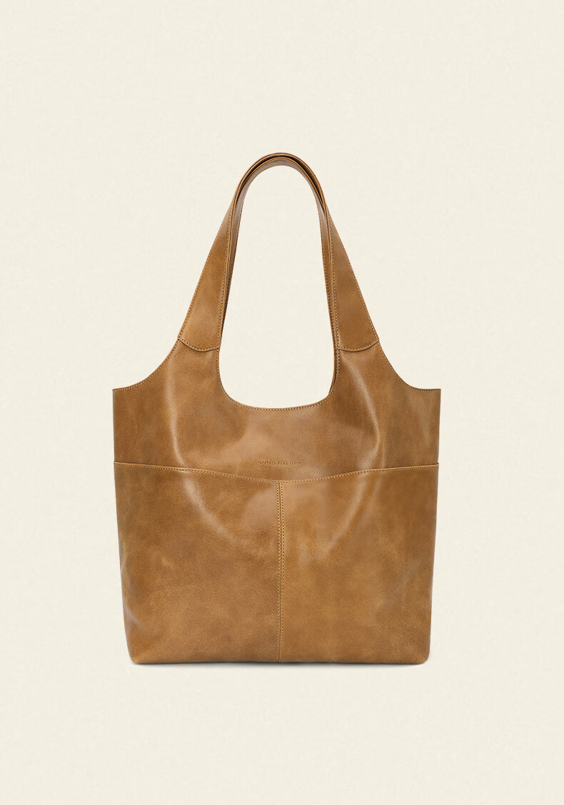 CASSILE [Celebrity Style] Cassile Tote Bag for Women, Vegetable-Tanned Leather Large Capacity Shoulder Bag, 520 Gift 24