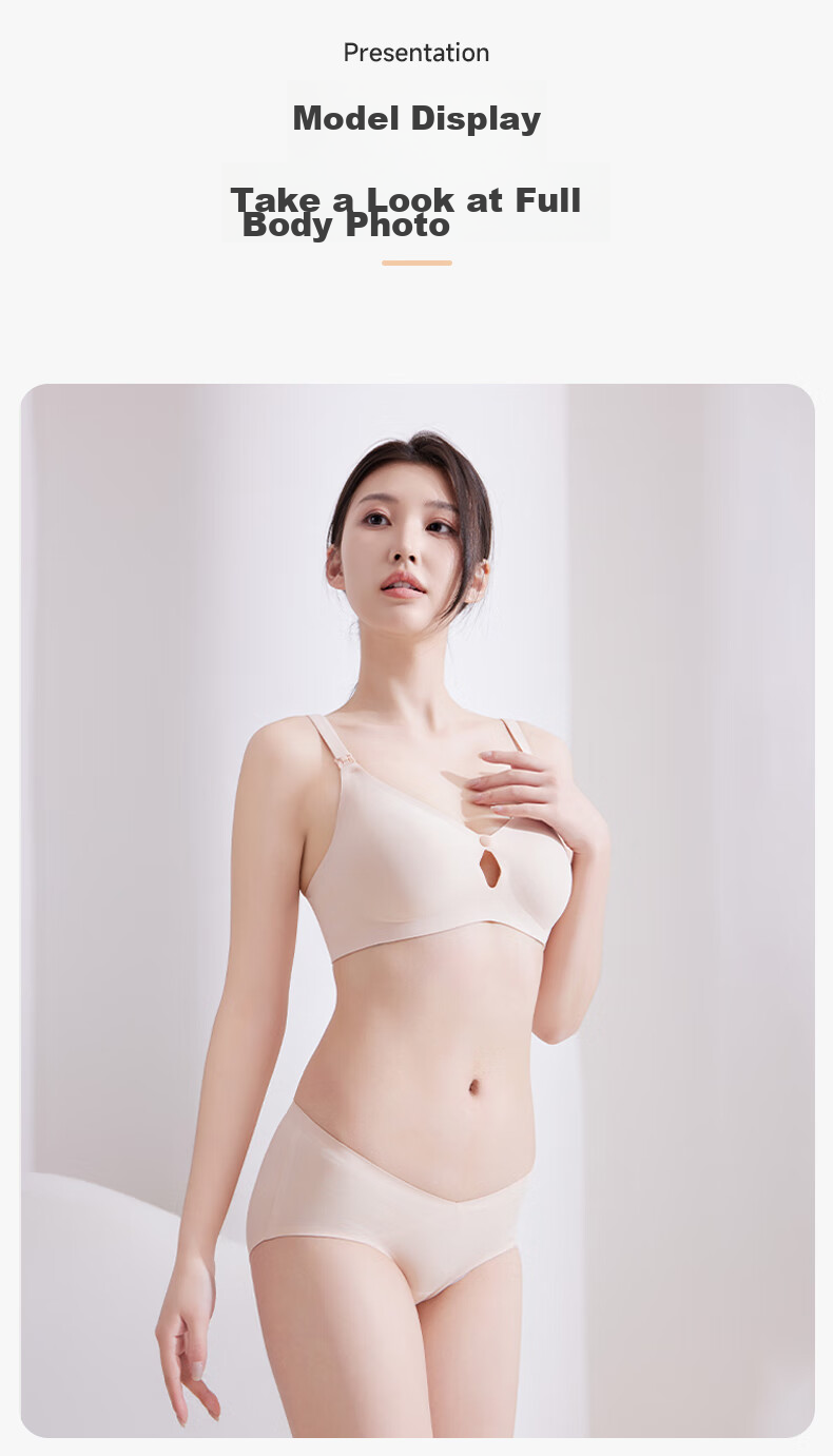 JOYNCLEON Nursing Bra, Front-Opening for Pregnant Women, Postpartum Breastfeeding Bra, Push-Up Design, Jwx147752 14