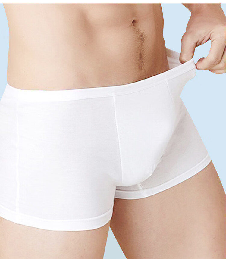LangSha Disposable Men's Underwear, Pure Cotton Boxer Briefs, No-Wash, Sterilized, for Business Trips, Travel, And Vacations, Individually Packaged 8