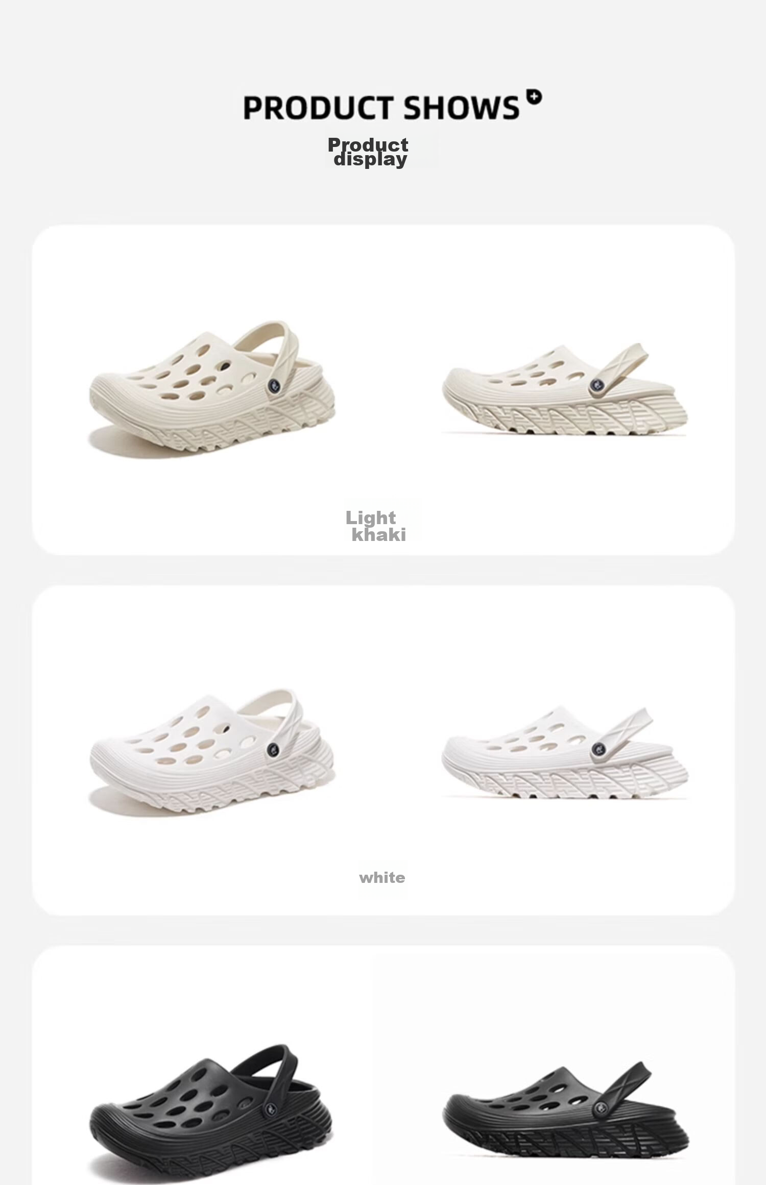 CAMEL Perforated Shoes, Summer Outdoor Slippers, Unisex Closed-Toe Beach Sandals, Driving Sandals F14B834610 4
